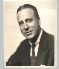 British RADIO Actor CHARLES WEBSTER Vivid Portrait VINTAGE 1931 Press Photo