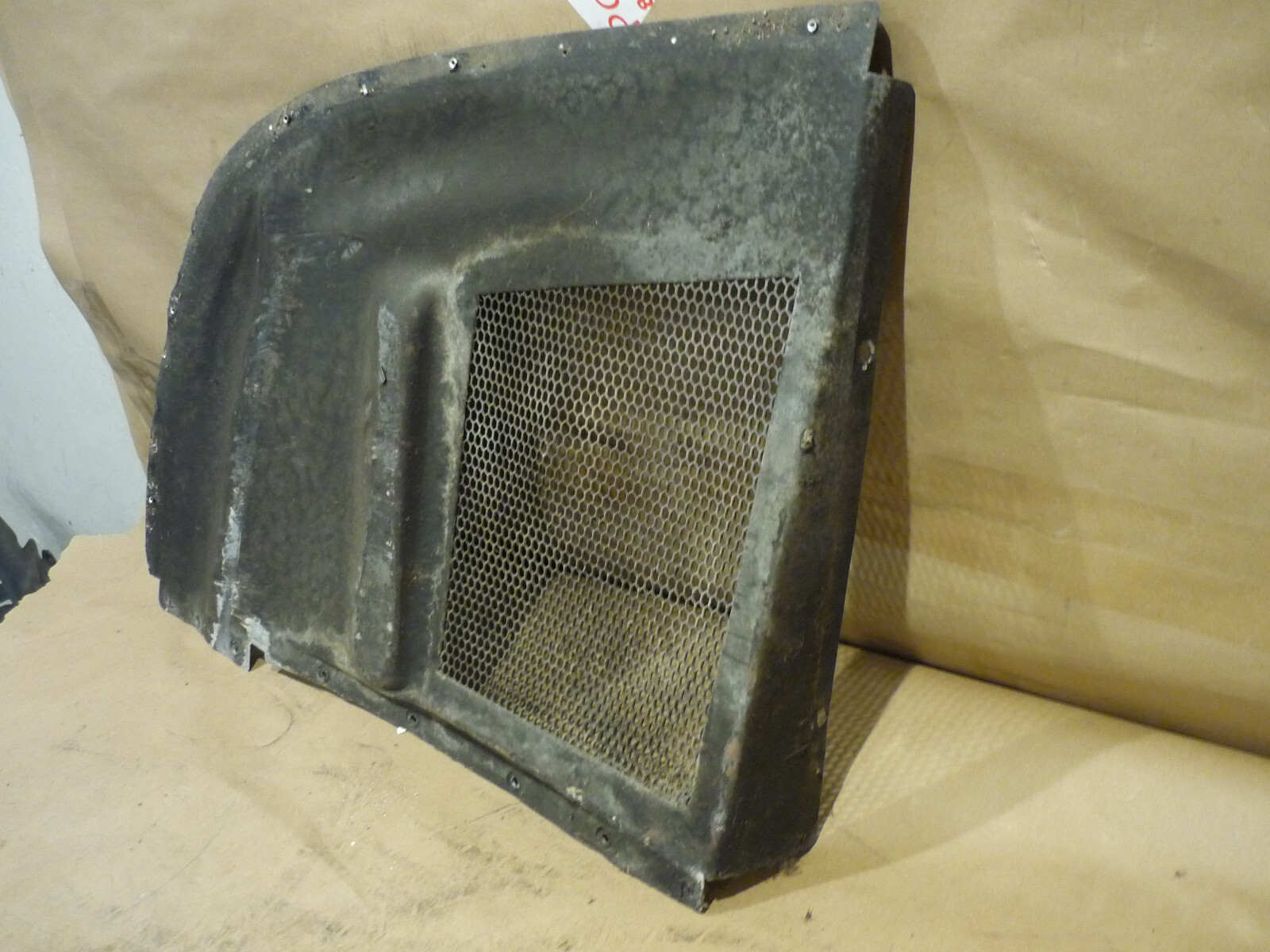 Ferrari Testarossa - LH Front Lower Spoyler Panel/ Bottom Plate  - P/N 61478800