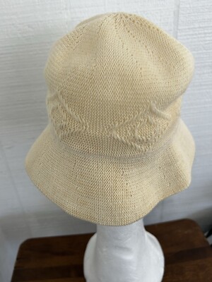 VTG 80\'s Classic Pierre Cardin Woven Bucket Hat /Cap Creme OS Vintage Pierre Cardin Hats, Summer Hats Cap, Rounds Hats Cap  main image 3