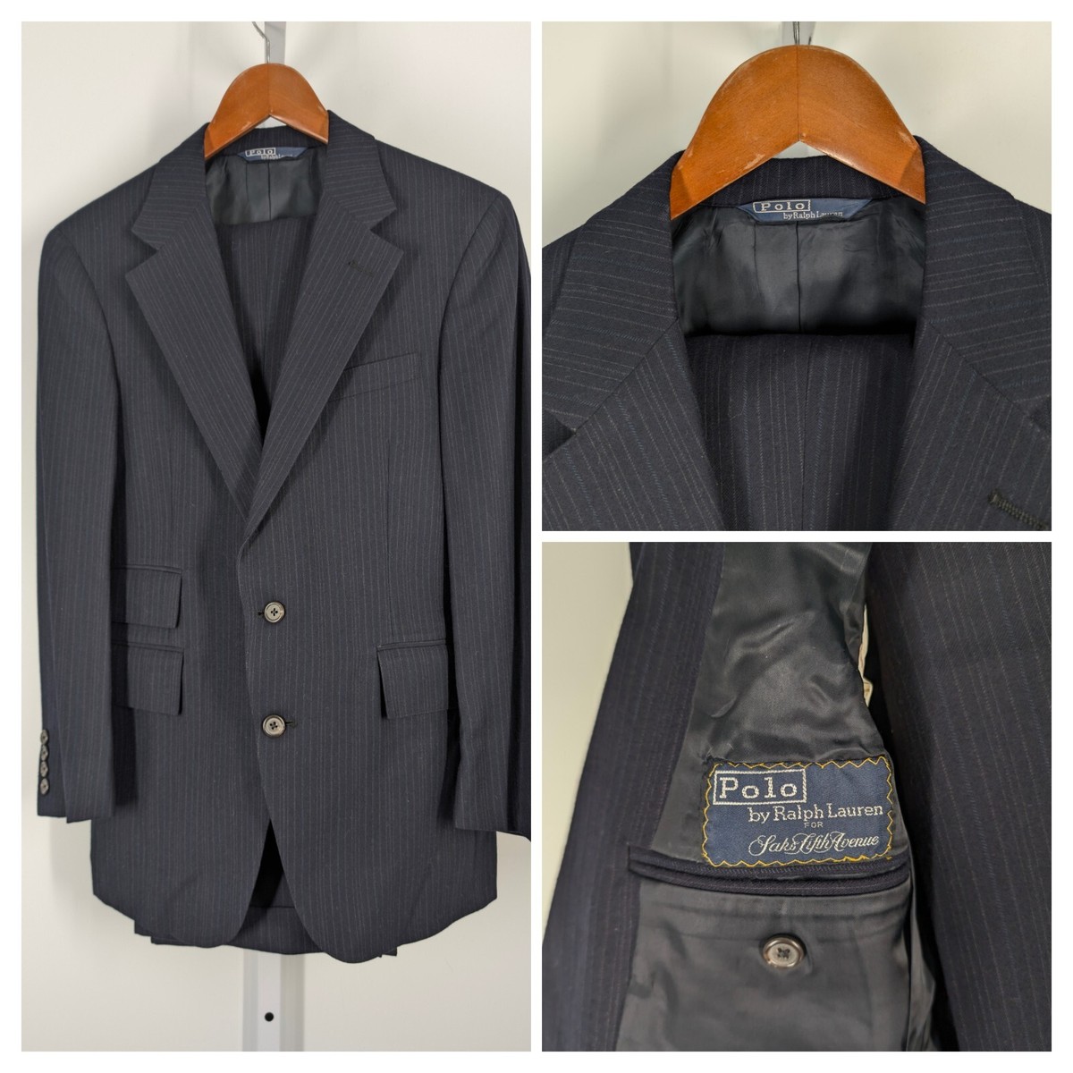 Polo Ralph Lauren Pinstripe Suit From Office To Evening, The Polo