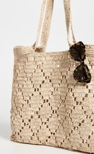 Nwt Mar Y Sol Raffia Beach Tilly Tote Shoulder Bag Women's Natural $165