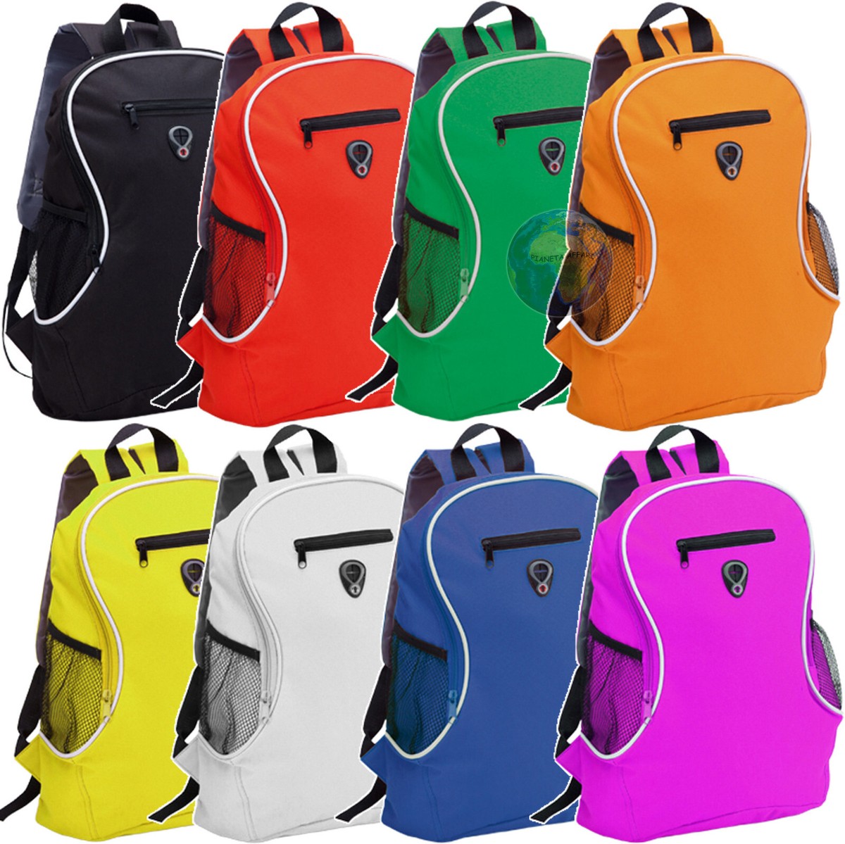 Zaino MULTITASCA Scuola TASCHE Bambini UNISEX Donna UOMO Bag