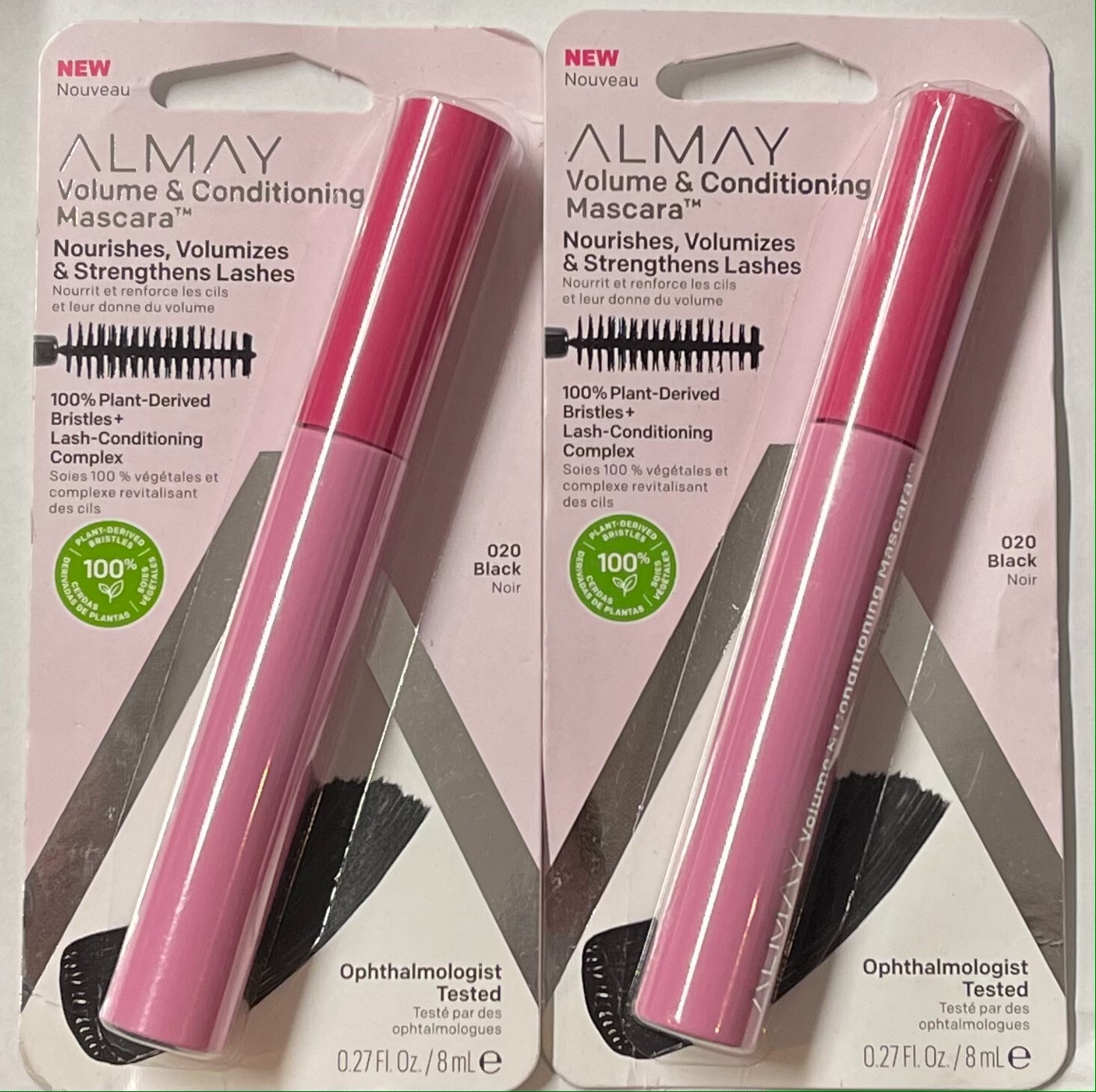 Тушь для ресниц Almay Volume - Conditioning Mascara 020 Черный 2 упаковки 3090₽