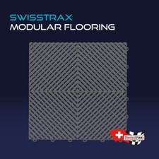 Swisstrax - Ribtrax Modular Flooring Tiles - Garage/ Workshop Floor Tiles