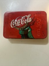 COCA COLA TIN BY BICYCLE  No Cards