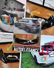 1659 SPOILER TETTO ADATTO PER FIAT TIPO 2015+ HATCHBACK LOOK NERO LUCIDO
