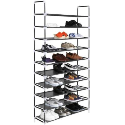 5/10 Tier Storage Organizer Cabinet Shelf Space Saving Shoe Tower Rack Home