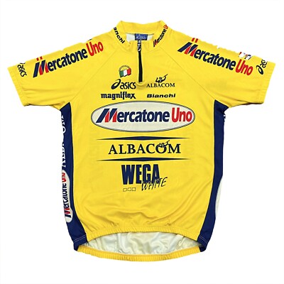 Maillot Cycliste Vintage Nalini – Mercatone Uno Vega 1997 – Taille XXL