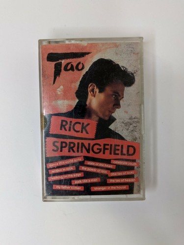 Tao - Rick Springfield Cassette Tape RCA Records AJK1-5370