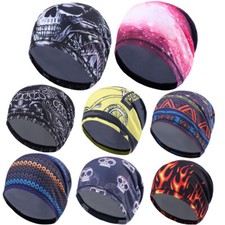 Sweat Wicking Helmet Liner Beanie Cap Running Hat Riding Ski Skull Cap Men Women