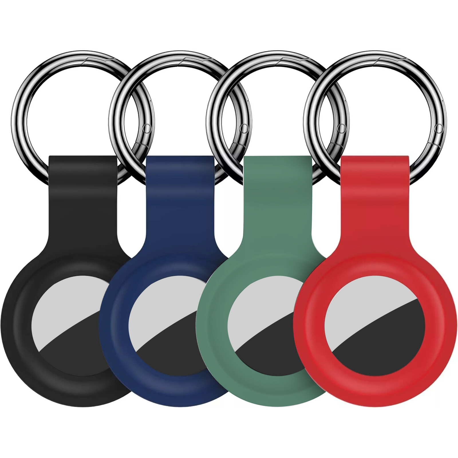 4 Color Silicone AirTag Keychain Case Cover 2021