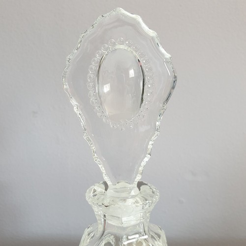 Ireland Shannon Crystal Perfume Bottle with Stopper Clear Glass 24% Lead Crystal - Picture 3 of 6