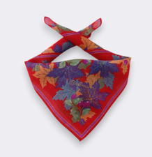 Vintage Pierre Balmain Handkerchief Neckerchief Bandana Pocket Square Gift