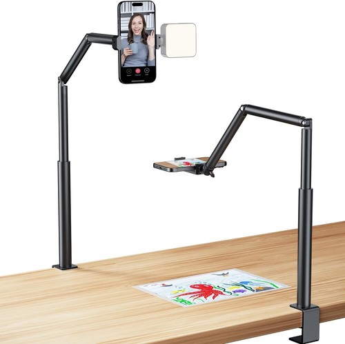 Articulating Phone Stand for Desktop - Best Design-Heavy Duty (BLK) New in Box - Picture 2 of 8