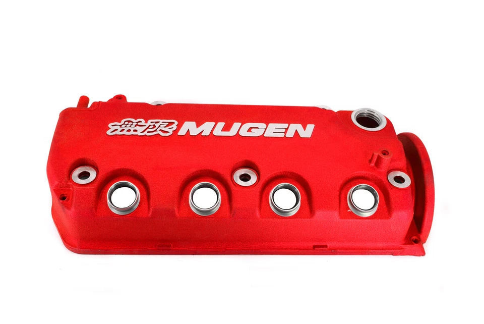 RED MUGEN Racing Rocker Engine Valve Cover For 1996-2000 HONDA CIVIC SOHC VTEC - Image 3 of 4