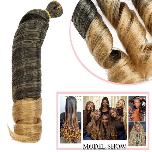Afro Twist French Curls Braiding Zöpfe Braids Haarverlängerung Lockig 24" Ombre - Bild 23 von 31