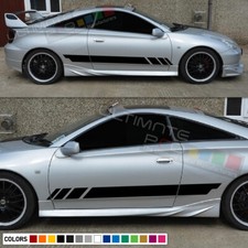 Sticker Decal Side Door Stripe Ki For Toyota Celica Gt-s Sport Led Lights Bumper Sticker Decal Side Door Stripe Ki For Toyota Celica Gt-s Sport Led Lights Bumper