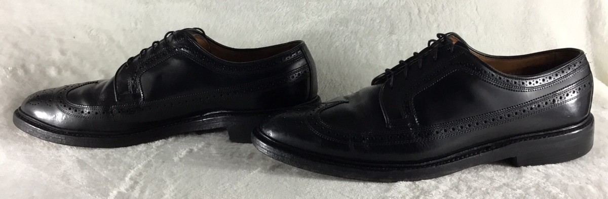 Allen Edmonds MacNeil Dress Shoes Mens 12.5B Black Leather Wingtip