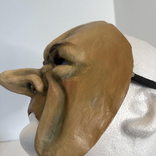 Melody Anderson Custom Theatre Mask Half Face 1995, Big Nose, Angry Old Man - Picture 15 of 24