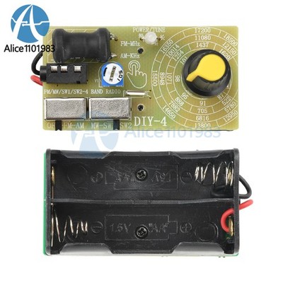 87~108MHz FM/MW/SW Multi-Band Headphone Radio Medium /Short Wave FM Radio Module