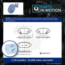 Brake Pads Set fits MG MG ZS Rear 2019 on Blue Print 10489774 Quality Guaranteed