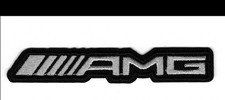 Embroidered Iron on patch AMG Mercedes Benz 110x17mm racing logo car vehicle
