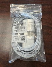 USB-C Fast Charge Wall Charger  6 ft USB-C to    Cable, White, 2-Pack