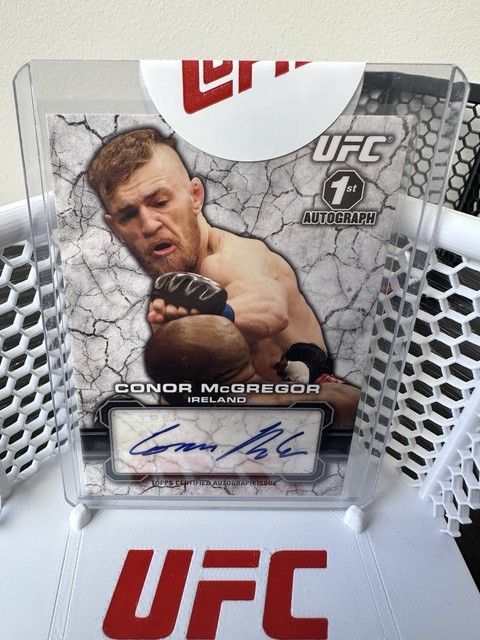 2013 Topps UFC Bloodlines Rookie Autograph Conor McGregor RC Auto Topps Seal