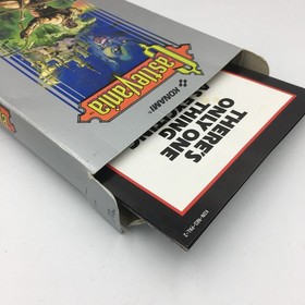 NINTENDO - LEERE CastleVania Box mit KONAMI-Prospekt - Retrogaming - Vintage