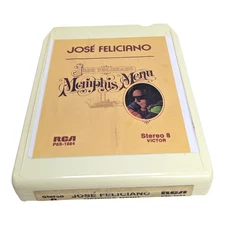 NEW PADS&SPLICE! JOSE FELICIANO Memphis Menu 1972 B+ 8-track cartridge