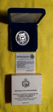 SAN MARINO 2001 CONGRESSO CAMERE DI COMMERCIO 10000 LIRE 22 GR ARGENTO 835 PROOF