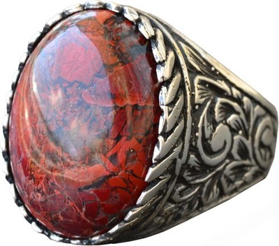KAMBO 925 Sterling Silver Men's Ring Handmade Turkey