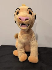 Simba The Lion King Disney Parks Plush Figure Toy Doll 15 inches 