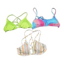 NWT Wild Fable Women's Bikini Swim Beach Tops Bundle 3 PC LOT XS 0-2 $45