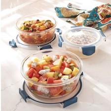 Princess House Lock-Fresh 6-Pc. Round Storage...