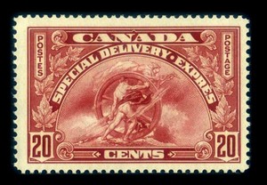 E6 CANADA Special Delivery 20c ALLEGORY OF PROGRESS MNH $18 SEE PHOTOS Lot N-619