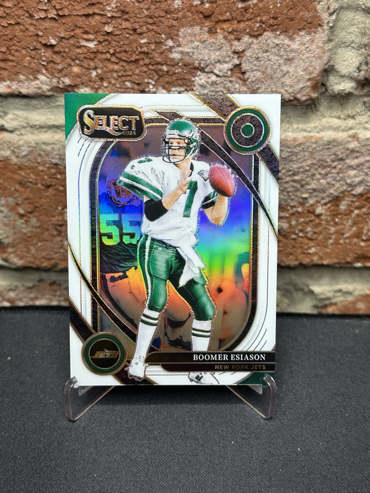 2024 Panini Select BOOMER ESIASON White Prizm SSP #209 19/35 New York Jets 🔥