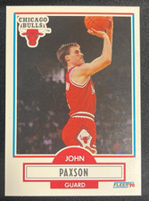 1990-91 Fleer John Paxson #28 Chicago Bulls
