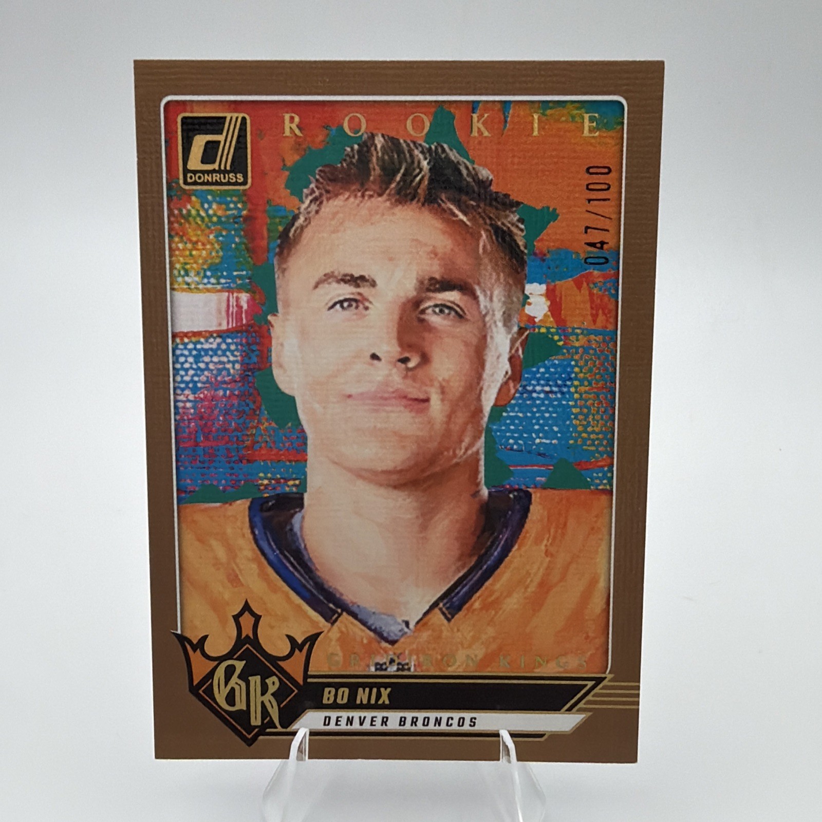 2024 Panini Donruss - Rookie Gridiron Kings Bo Nix #6 Studio Series /100 (RC)