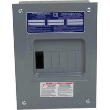 Indoor Main Lug Load Center 100 Amp Electrical Sub-Panel Box 6 Space 12 Circuit