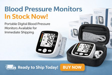Blood Pressure Monitor with Carrying Case Portable easy to use