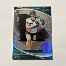 Jack Kiser 2025 Absolute Rookie Card #129 Jacksonville Jaguars /375