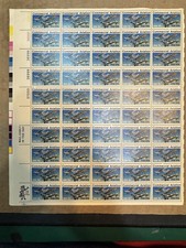 US SCOTT 1684 PANE OF 50 COMMERCIAL AVIATION STAMPS 13 CENT FACE