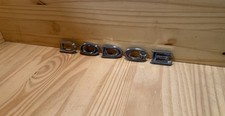 Vintage 1972-1979 Dodge Truck Hood Letters Emblem Set Chrome D-o-d-g-e 4081707