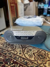 Sony CFDS05 Cd Radio Cassette Recorder Boombox Speaker System SY-CFDS05 Tested
