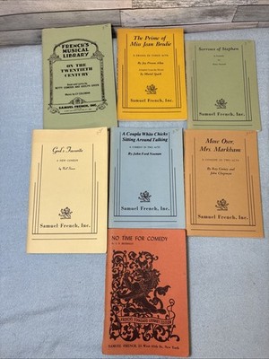 Great Plays Published by Samuel French - Lot Of 7 Books-Good Shape!