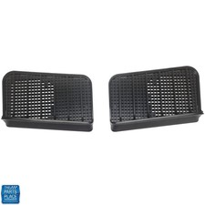 1971 Buick Skylark Gs Hood Grilles Scoops - Black Plastic - Pair 1971 Buick Skylark Gs Hood Grilles Scoops - Black Plastic - Pair