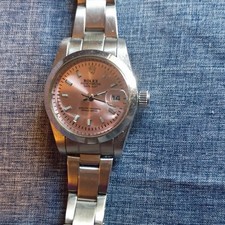 Rolex Oyster Perpetual Datejust Pink Dial Sta...