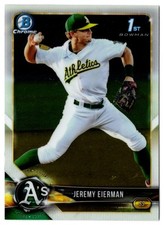2018 Bowman Draft Chrome Jeremy Eierman Oakland Athletics #BDC-179