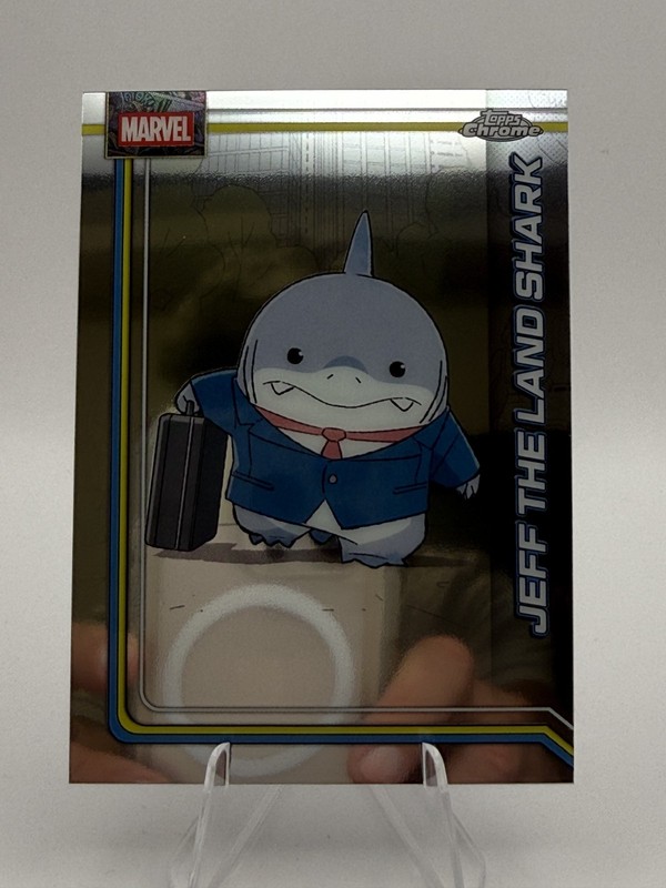 JEFF THE LAND SHARK 2026 Topps Chrome Marvel X-FRACTOR #060